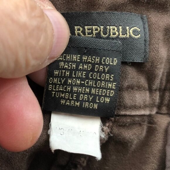 Banana Republic Womens Pants Size 14 Bootcut Classic Casual Brown Retro Cotton - Picture 10 of 16